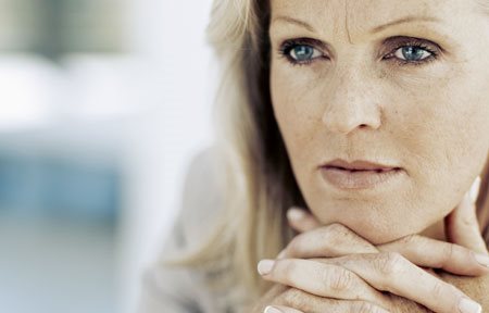 Het gezicht van een vrouw