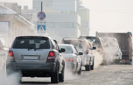 Auto's in het verkeer.