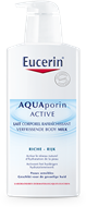 Eucerin AQUAporin ACTIVE Verfrissende Body Milk Rijke Textuur
