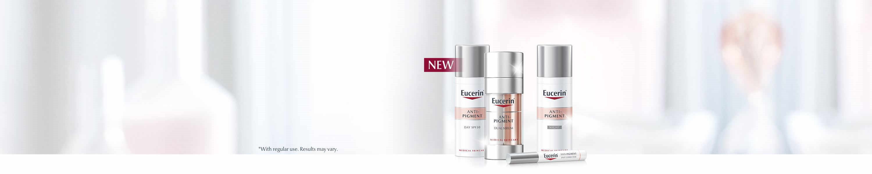 Hyperpigmentatieproducten van Eucerin